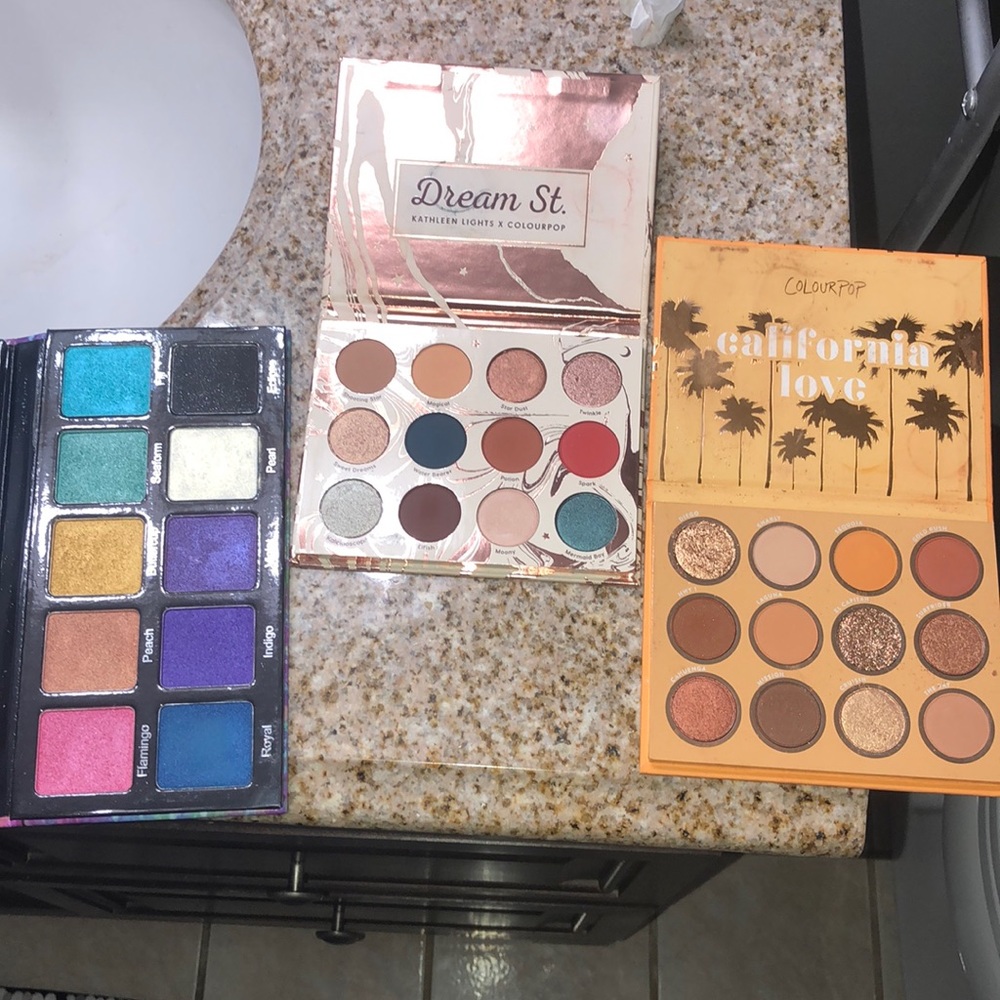 Violent Voss and color pop palettes.